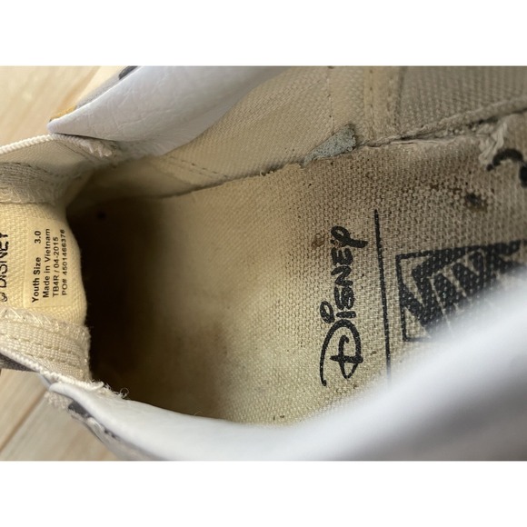 VANS Disney Classic Slip On Shoes Mickey Mouse Youth Kid‎ US Size 3.5 - Picture 4 of 6